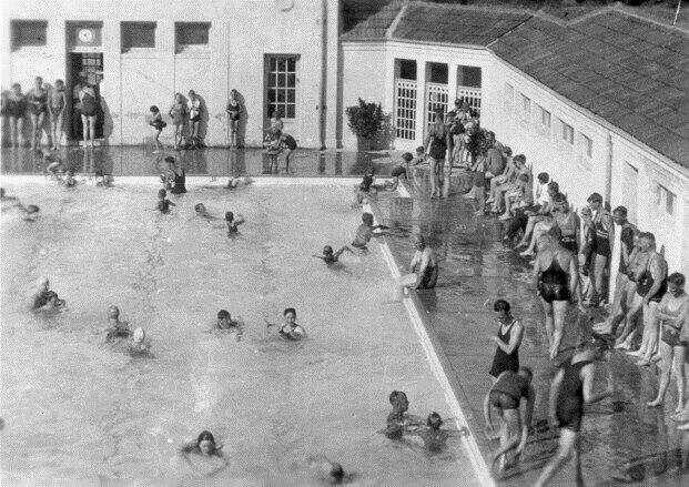 Historical image of Manuka Pool. Picture: ACT Heritage Library