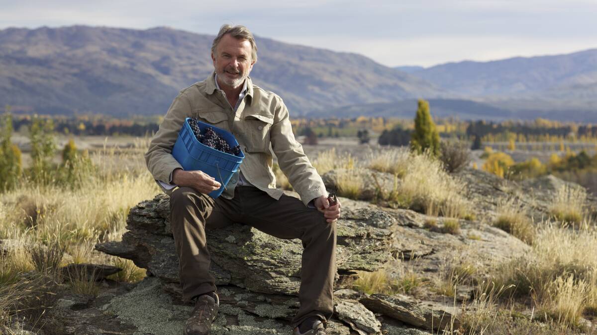 Sam Neill at his Two Paddocks Vineyard in New Zealand Must credit photographer: Grahame Sydney IMG_4592.jpeg