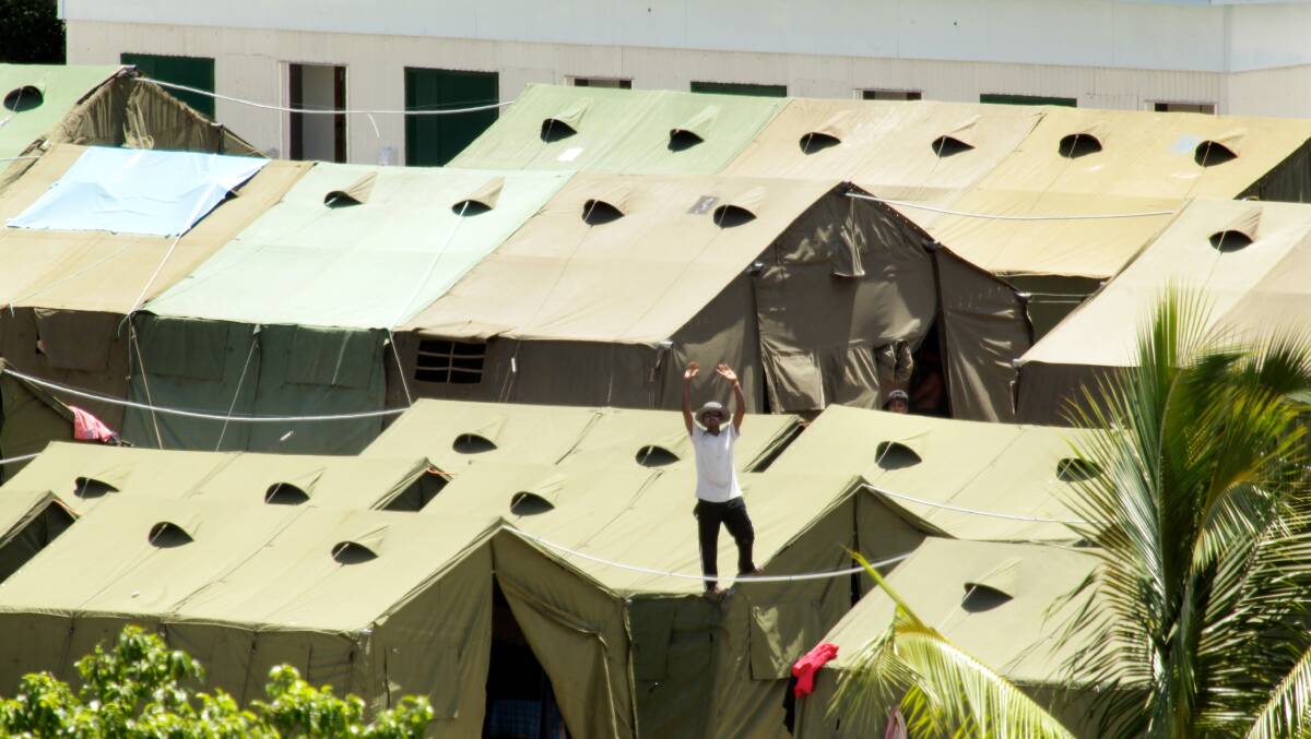 The Nauru detention centre in 2012. Picture: Angela Wylie