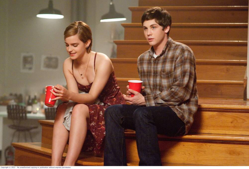 Emma Watson and Logan Lerman in The Perks of Being a Wallflower. Picture: Supplied