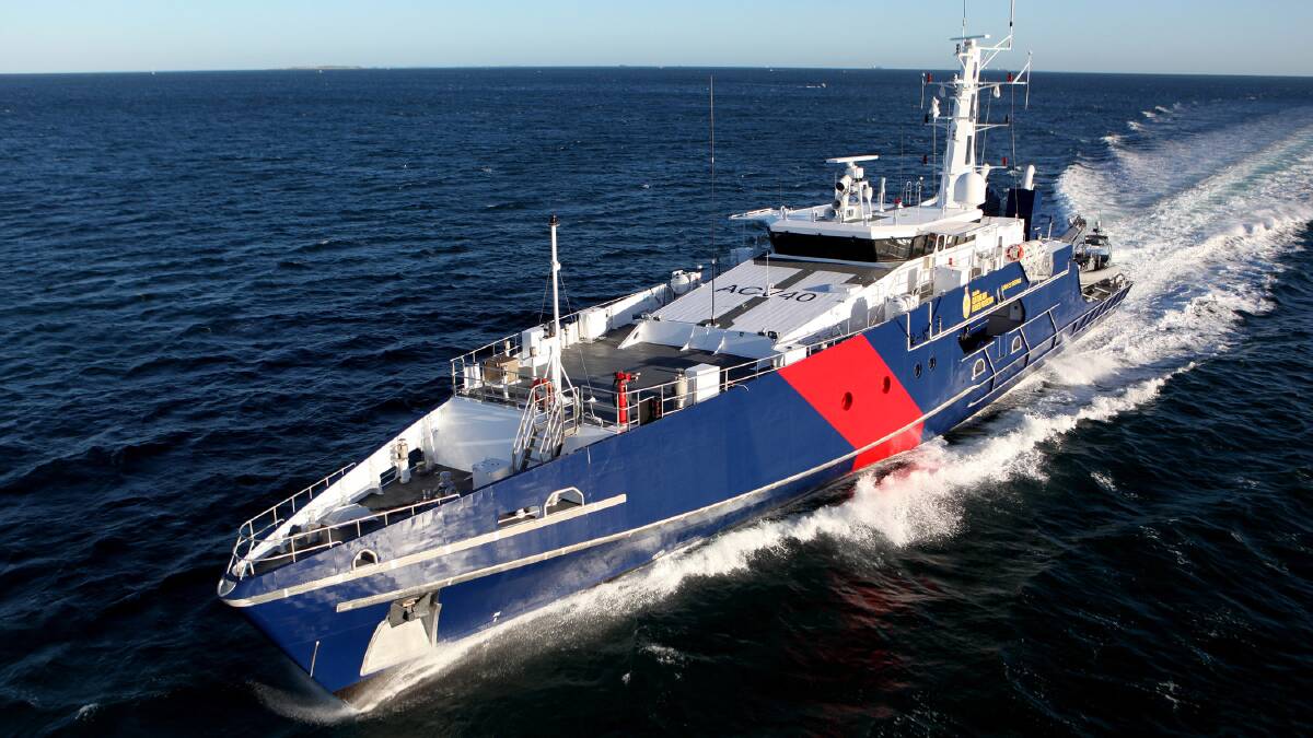 Cape Class boats reduced their border patrols last year to save money on fuel. Picture: Supplied
