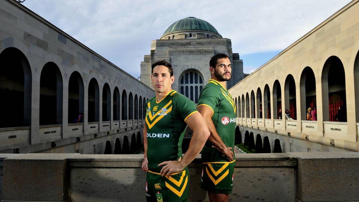 The Australian Kangaroos played their first Test in Canberra in 2013. Picture: Melissa Adams