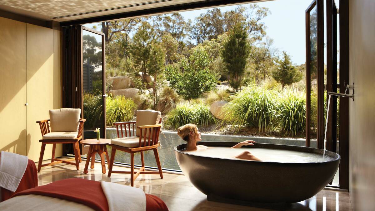 Everything at Saffire Freycinet is oriented towards the magnificent views. Picture: Supplied