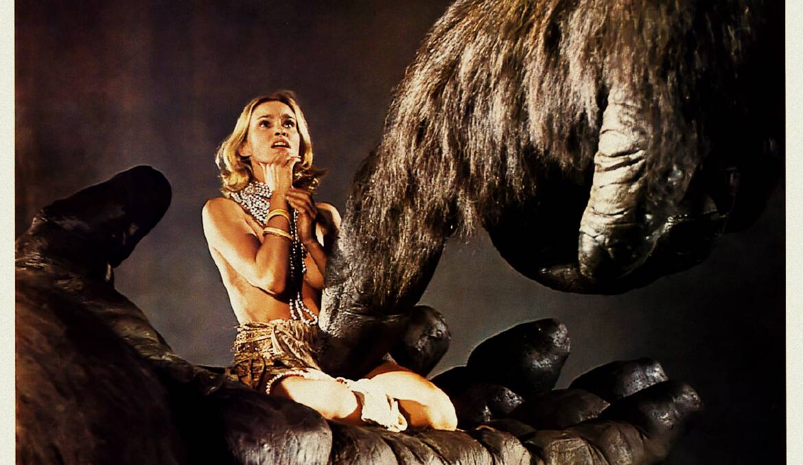 Jessica Lange in King Kong (1976). Picture: Supplied