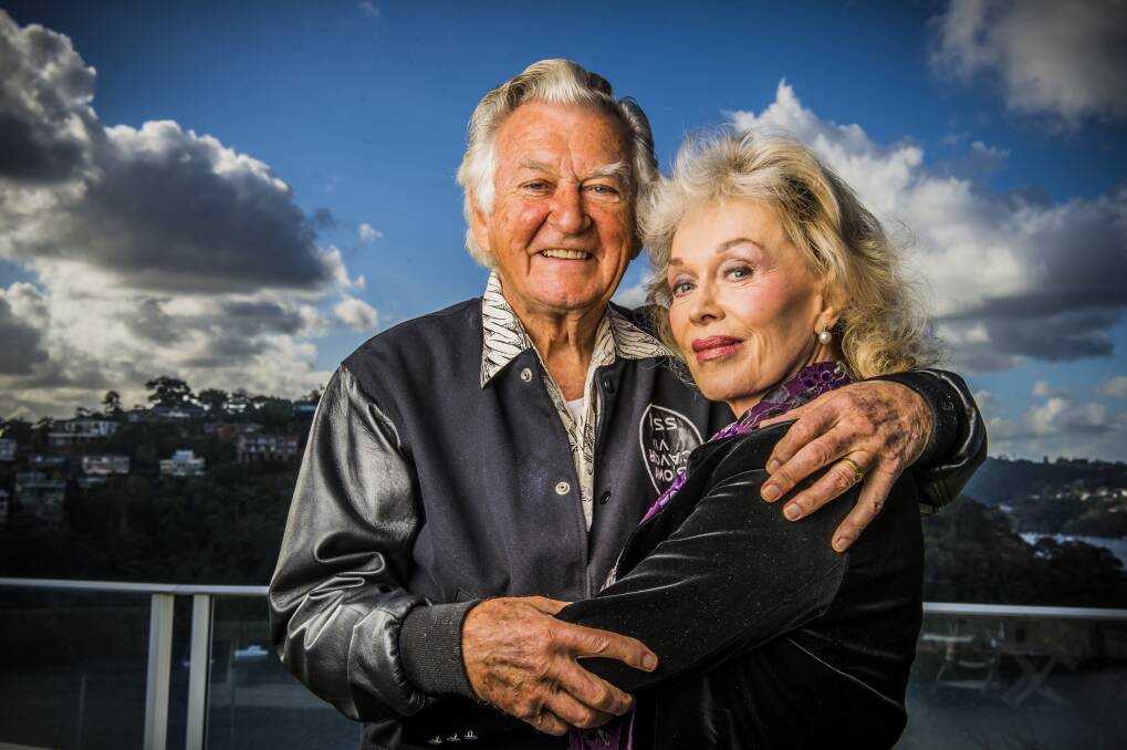 Blanche D'Alpuget and Bob Hawke together in 2013. Picture: Tim Bauer