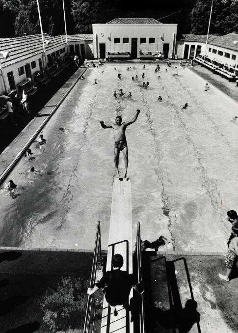 The Manuka Pool in 1991, the year of its 60th anniversary. Picture: The Canberra Times archives