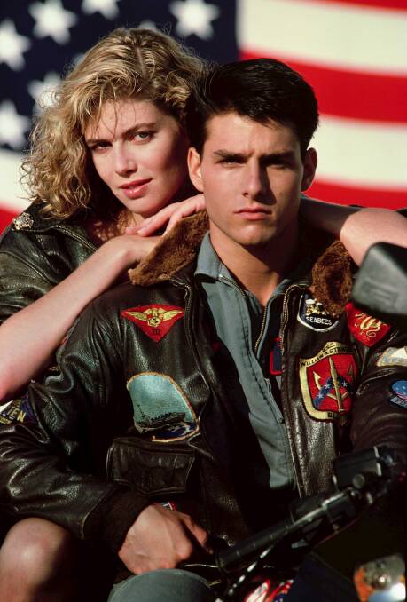 Kelly McGillis and Tom Cruise in Top Gun. Picture: Paramount Pictures