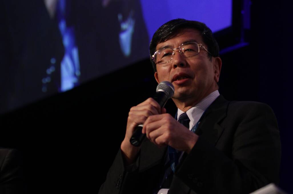 Asian Development Bank president Takehiko Nakao says not investing in white elephants is important for future infrastructure development. Picture: Rob Homer