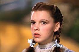 Judy Garland as Dorothy in the Wizard of Oz