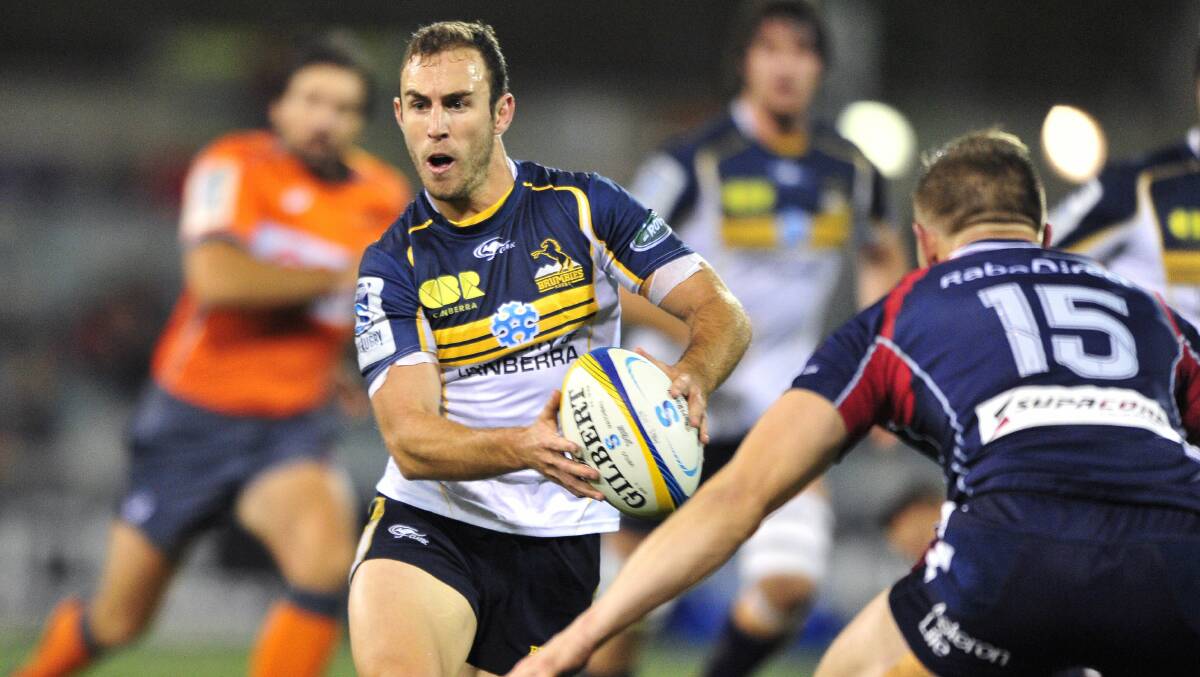 Nic White was the Brumbies' starting scrumhalf before deciding to move to France four years ago. Photo: Jeffrey Chan