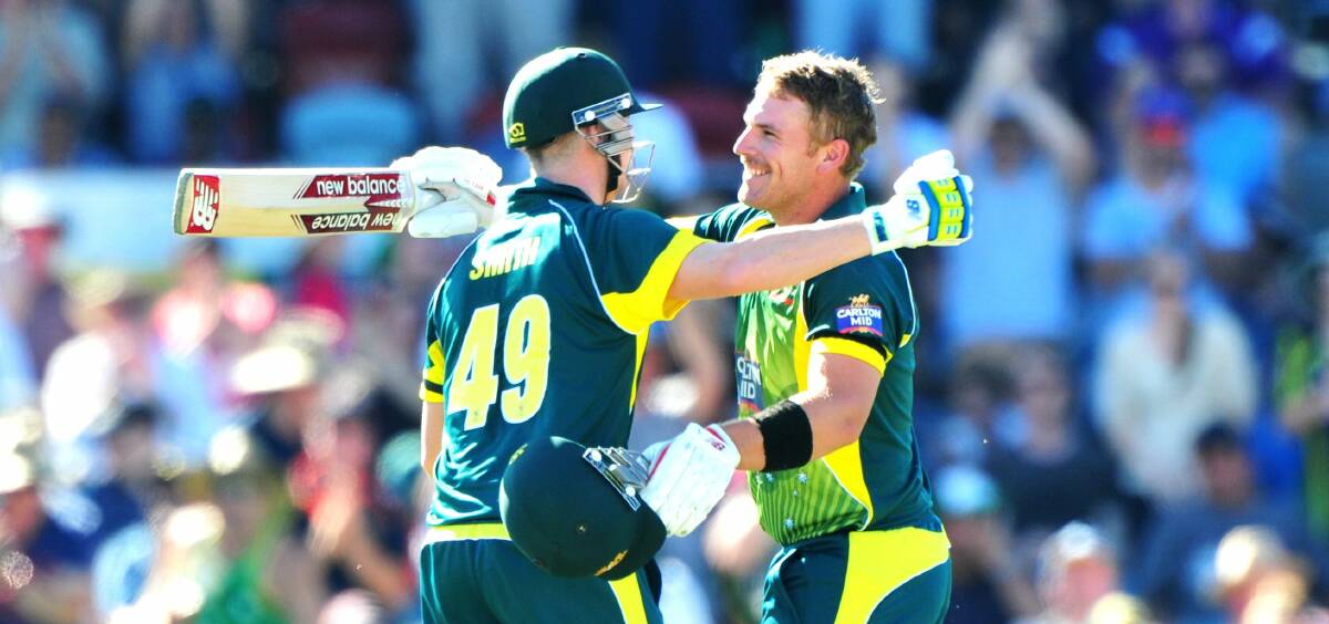 Steve Smith and Aaron Finch could link up in the capital again. Picture: Melissa Adams