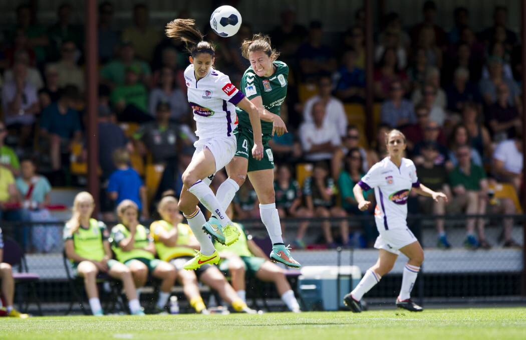 Canberra United's Kendall Fletcher will return to Viking Park this season. Picture:Jay Cronan