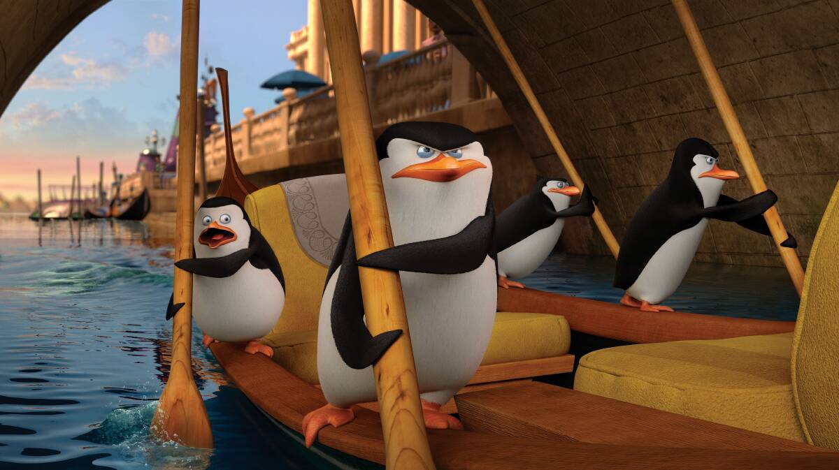 A scene from Penguins of Madagascar. Picture: DreamWorks Animation.