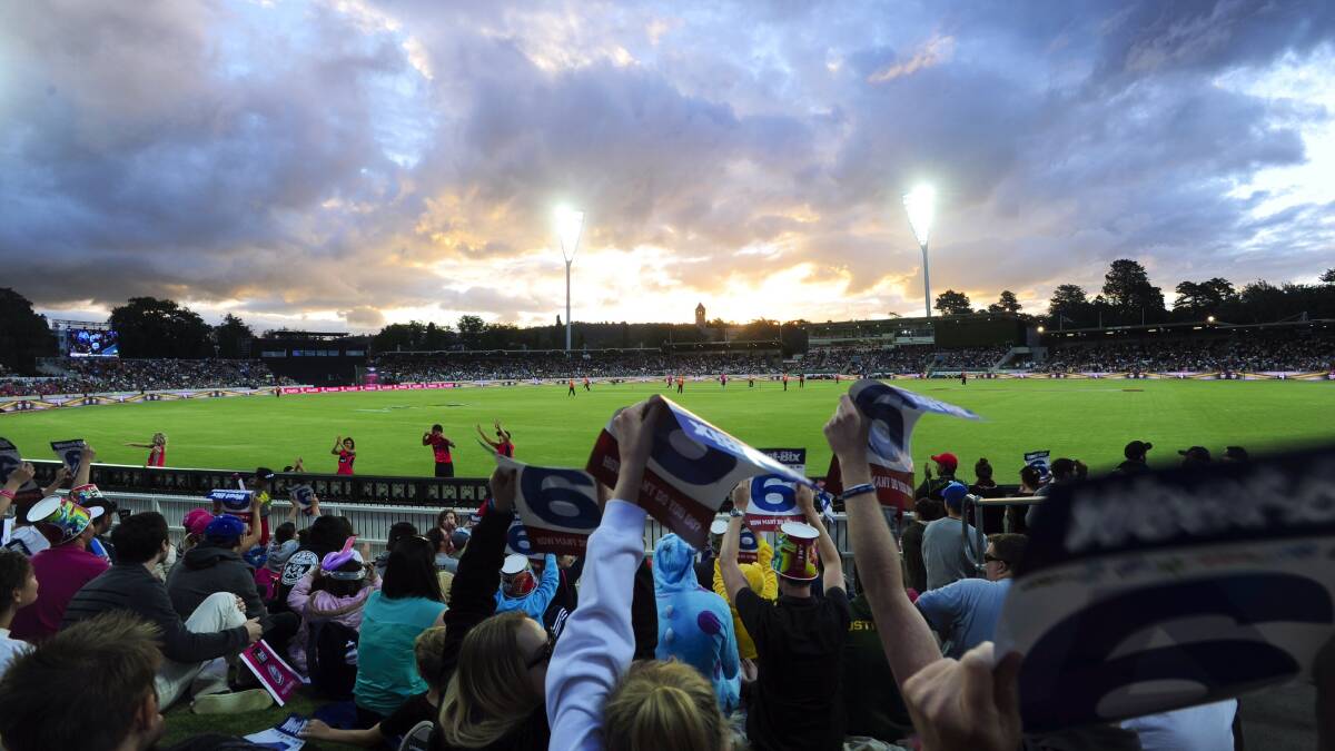Manuka Oval is set to host two Sydney Thunder matches. Picture: Melissa Adams