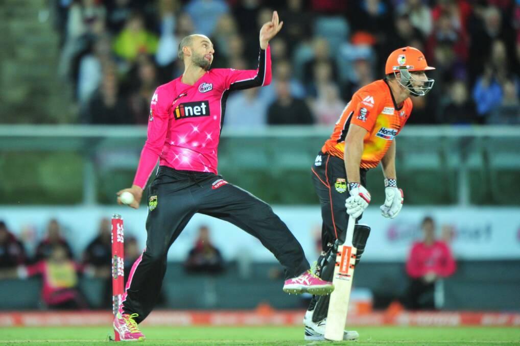 Nathan Lyon is back for the Sixers. Picture: Melissa Adams