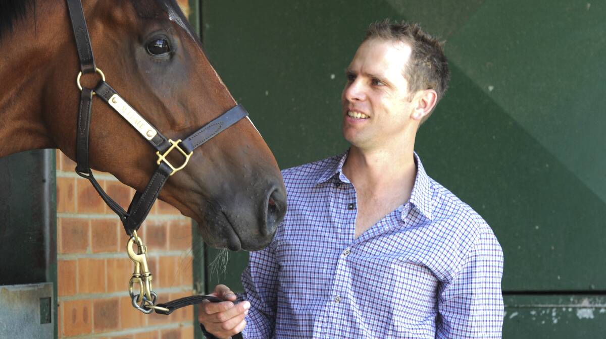 Canberra trainer Matthew Dale seeks Federal win with She's A Treasure. Picture: Graham Tidy