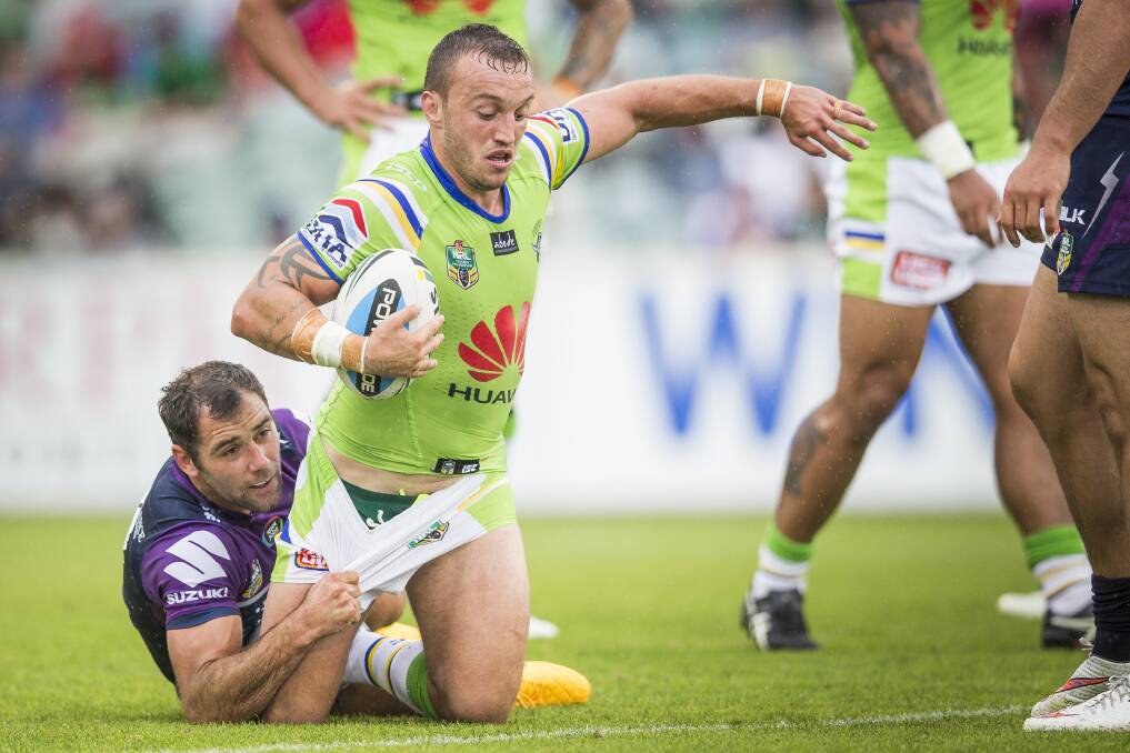 Ben Elias says either Cameron Smith or Josh Hodgson will decide who wins between the Raiders and the Storm. Picture: Matt Bedford