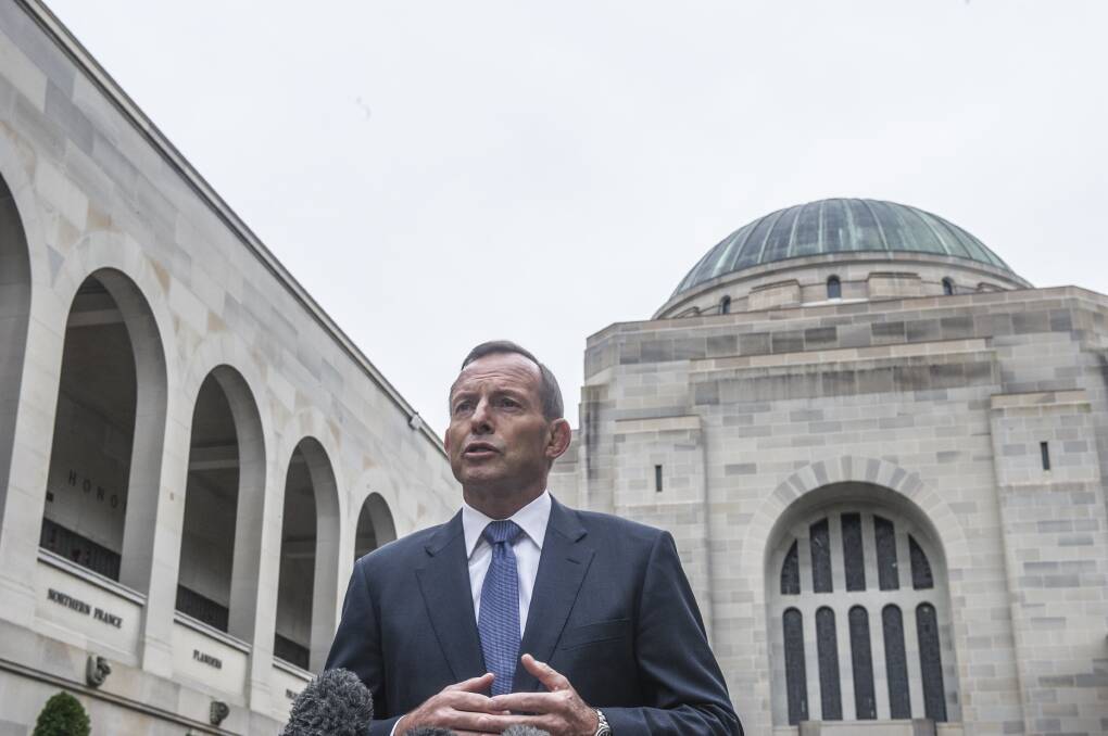 Former prime minister Tony Abbott. Picture: Karleen Minney 