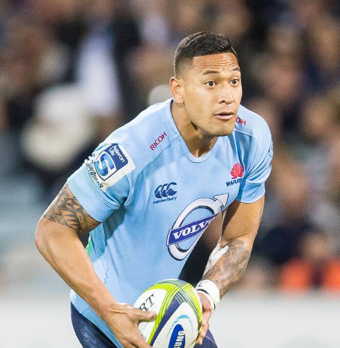 Israel Folau says he didn't intend to offend. Picture: Matt Bedford