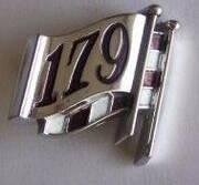 The 179 badge from Holden's locally made six cylinder engine.