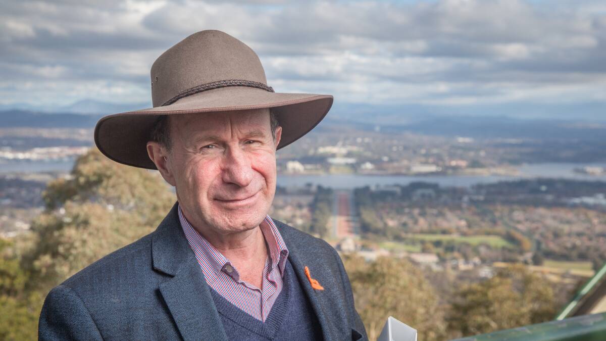 Ed Wensing has called for Mount Ainslie foothills development to be halted until site's Indigenous values are assessed. Picture: Matt Bedford.