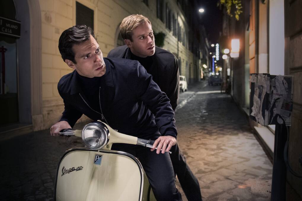 The Man From U.N.C.L.E - Henry Cavill as Solo, left, and Armie Hammer as Illya. Picture: Warner Bros.
