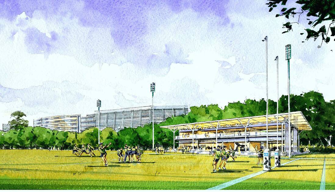 Artists impressions of the Raiders' centre of excellence that will open on Friday.