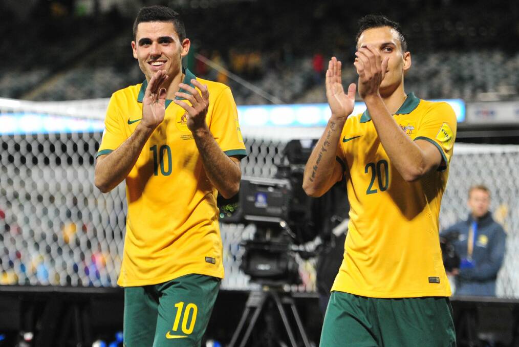Canberra product Tom Rogic could return to the capital when the Socceroos take on Nepal. Picture: Melissa Adams