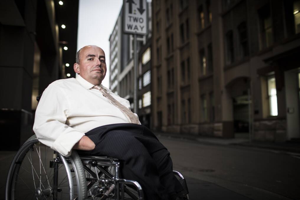 Canberran Craig Wallace has threatened to boycott the royal commission into the disability sector. Picture: Dominic Lorrimer