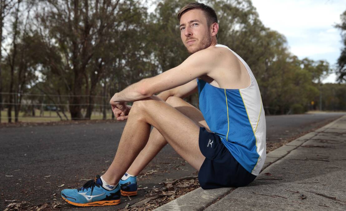 Canberra race walker Brendon Reading hopes Russia's four-year ban from WADA will be the tonic they need to get their act together. Picture: Jeffrey Chan.