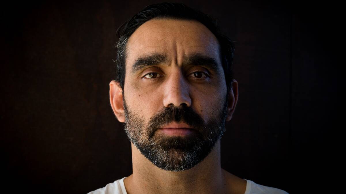 Adam Goodes was booed because he spoke out against racism. Picture: Janie Barrett