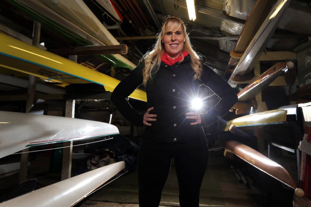 Kathryn Ross powered back on to the international rowing stage. Picture: Rob Gunstone