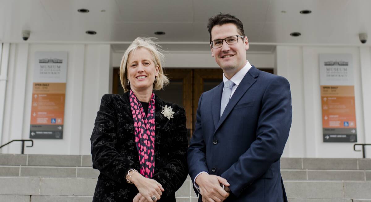 ACT senators Katy Gallagher and Zed Seselja. Picture: Jamila Toderas