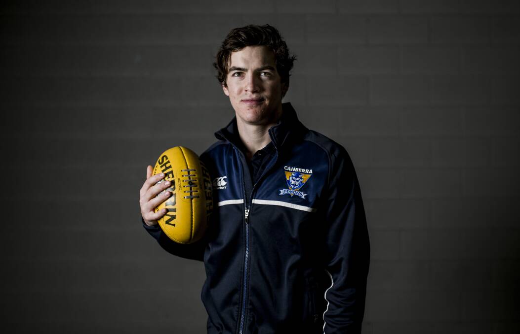 Jordan Harper is returning home to the Canberra Demons after nearly two seasons at North Melbourne in the VFL. 