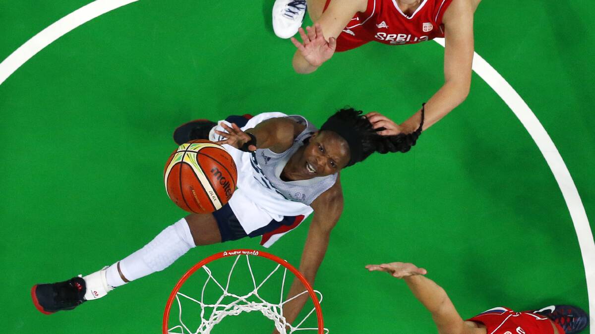 France's Olivia Epoupa is bound for the Australian capital for the WNBL. Picture: AP