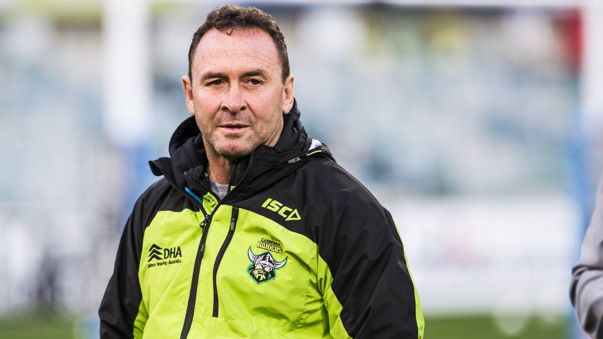 Ricky Stuart is set to coach his 400th NRL match this weekend. Picture: Elesa Kurtz