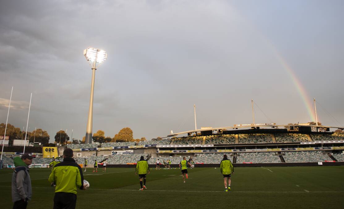 Pot of gold: Should the ACT government refurbish Canberra Stadium. Picture: Elesa Kurtz