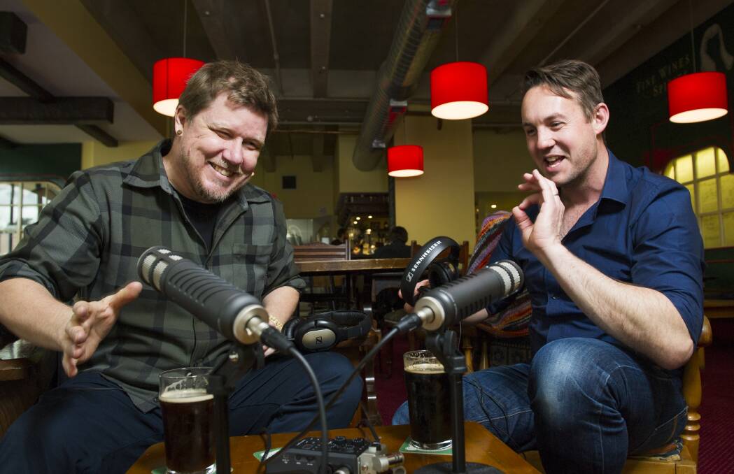 Rod Lamberts and Will Grant are the men behind The Wholesome Show. Picture: Elesa Kurtz