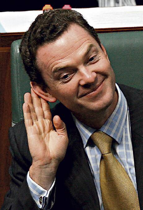 Christopher Pyne, pictured in Question Time in 2007. Picture: Andrew Sheargold
