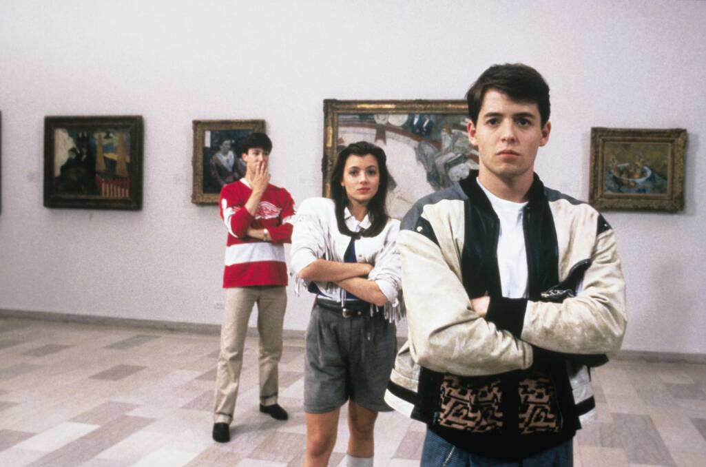 Allan Ruck, Mia Sara and Matthew Broderick in Ferris Bueller's Day Off. Picture: Paramount Picture