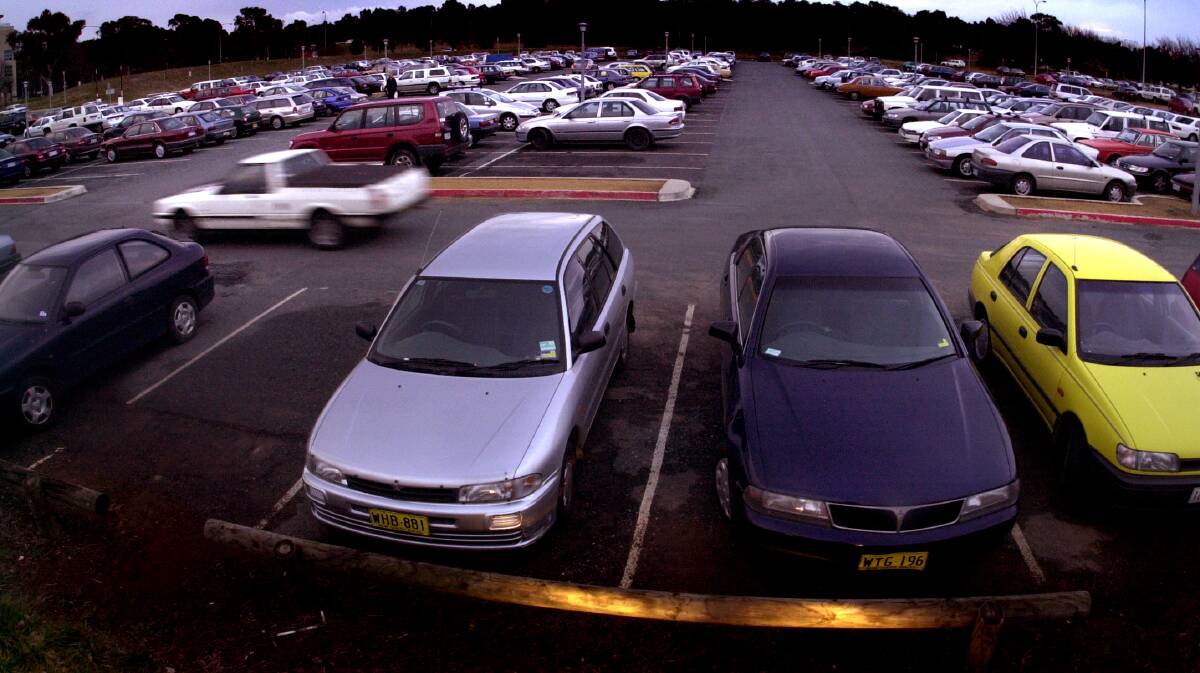 Almost 200 car parks were lost from Civic over the past five years. Picture: Andrew Campbell