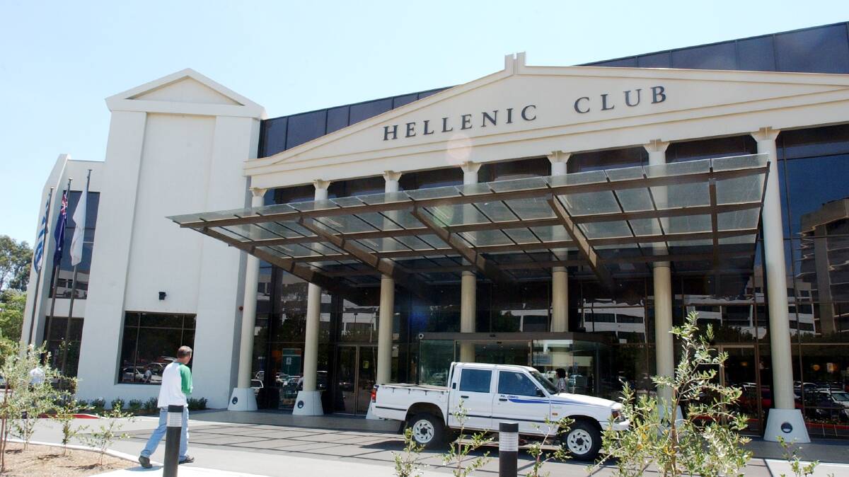 The Hellenic Club in Woden, where a fight broke out early on Saturday morning. File picture: Martin Jones