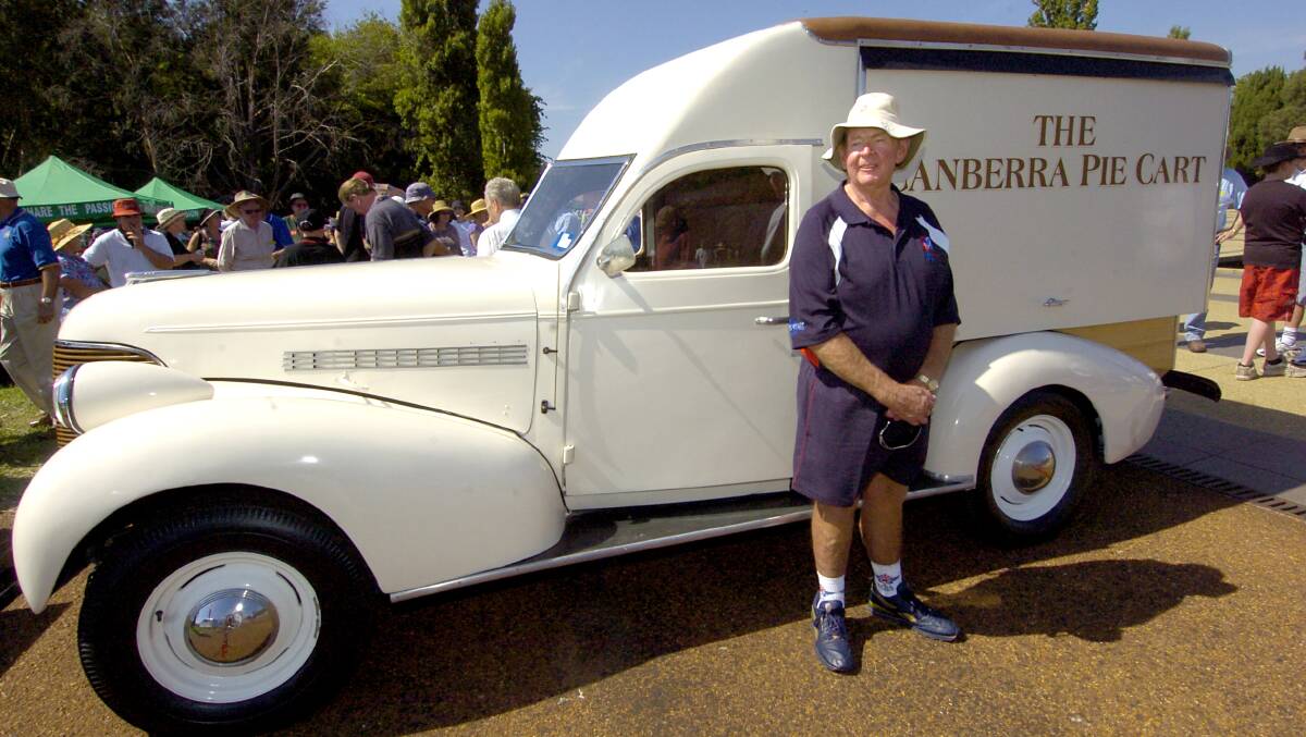 The old Canberra Pie Cart is one vehicle to qualify for concessional registration. Picture: Gary Schafer