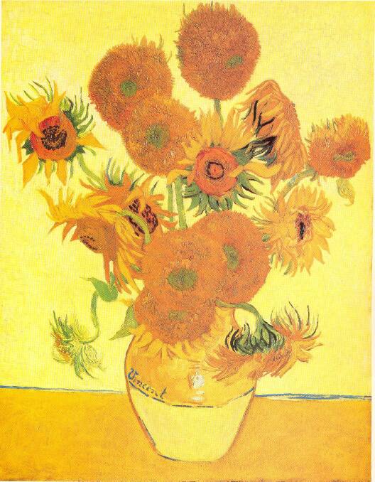 The sunflowers of the van Gogh Sunflowers are probably less radiant than they once were. Picture: Supplied