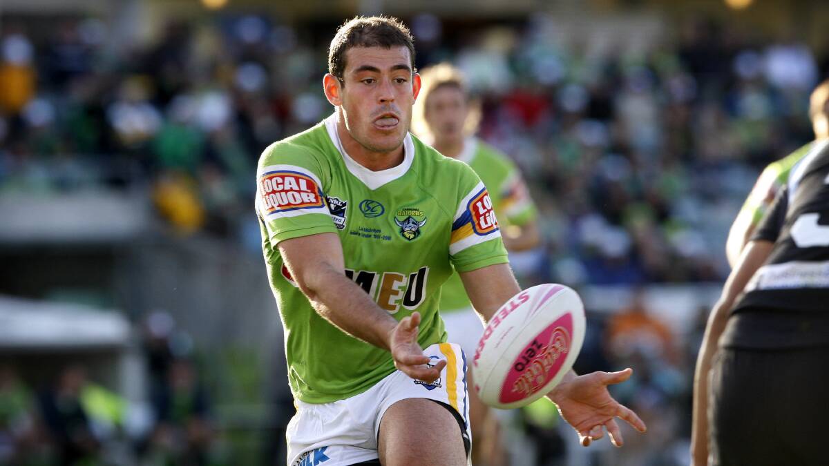 Terry Campese as a Raider. Picture: Glen McCurtayne