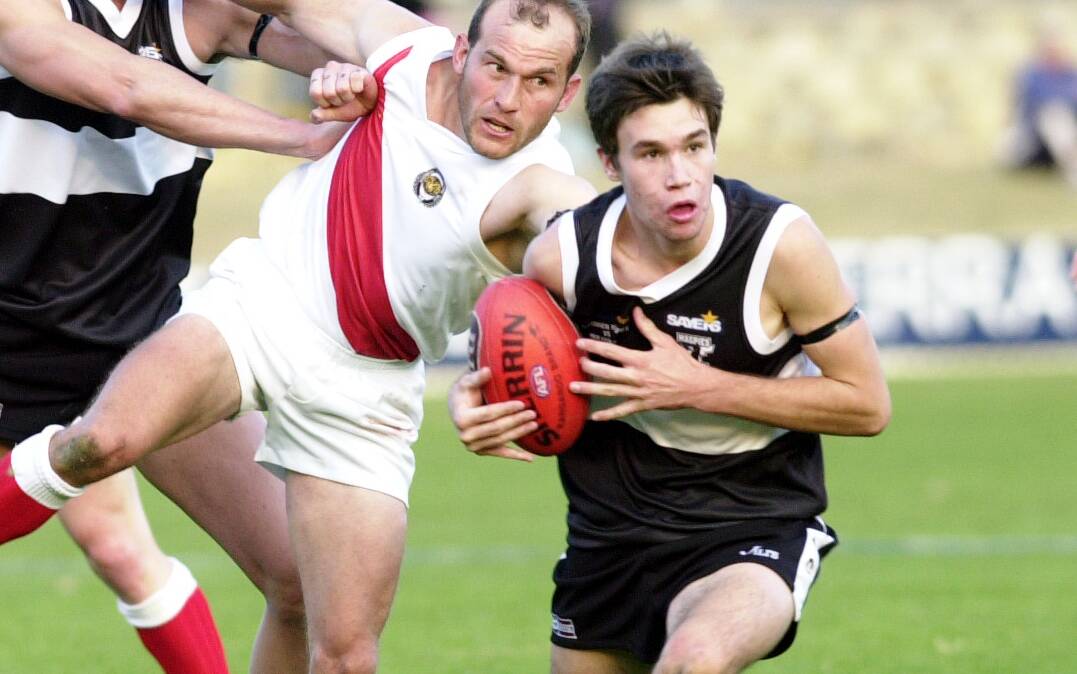 James Bennett was once just a skinny kid on the wing. Picture: Jodie Richter