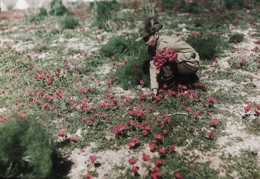 Stories that endure. A rare (and touched-up) World War I photograph from the Australian War Memorial.