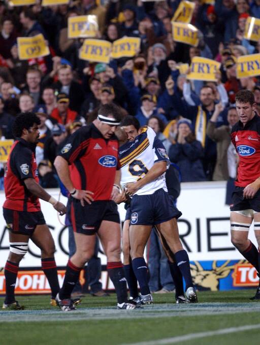 George Gregan can still remember the early blitz that sent the fans into a frenzy. Picture: Jodie Richter
