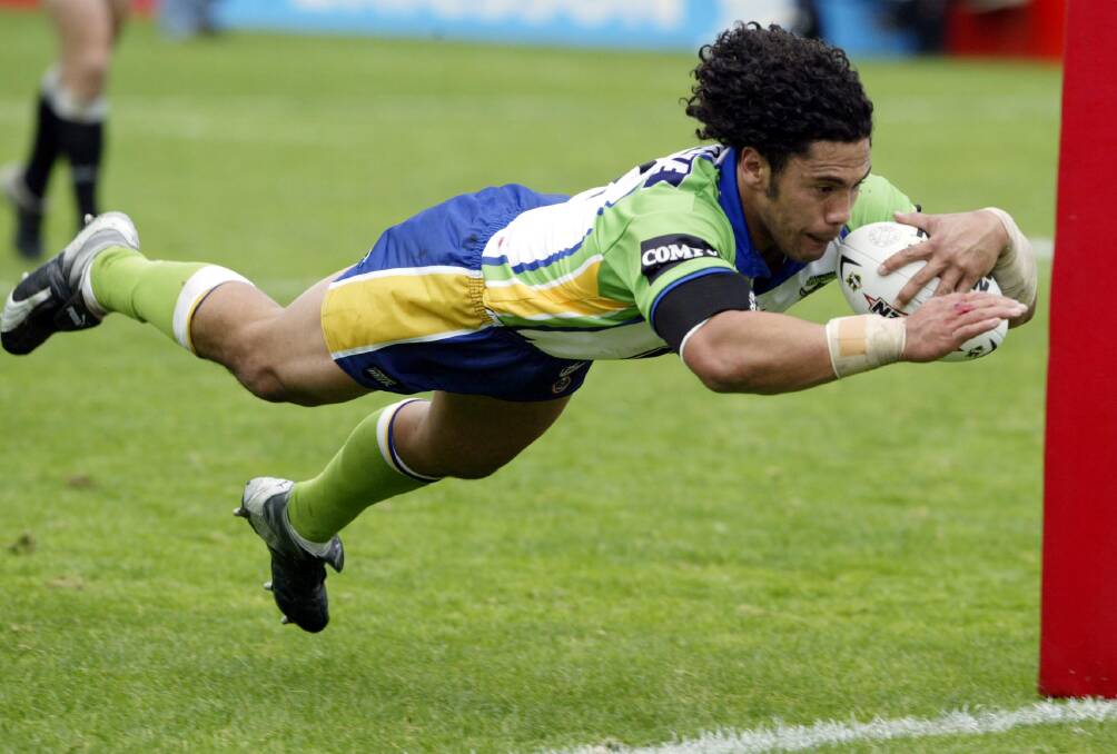 Ruben Wiki is one of four players with ties to Canberra nominated for the hall of fame. Picture: Action Photographics