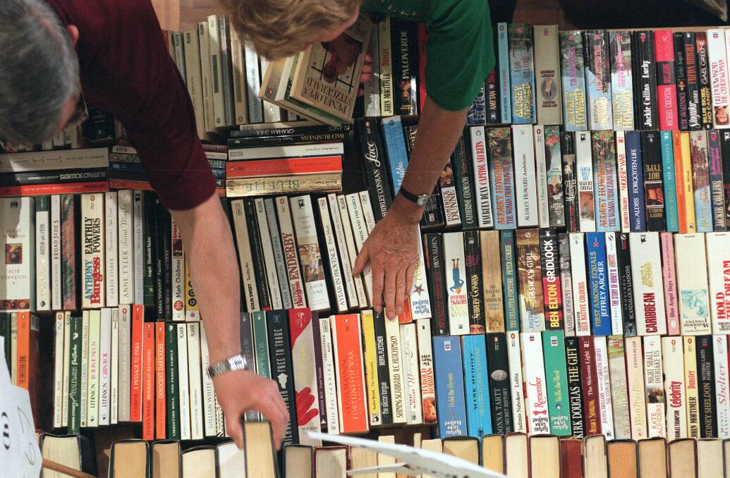 Lifeline Bookfairs are always popular. Picture: Graham Tidy